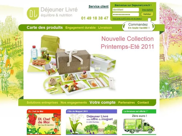 Accueil Déjeuner Livré
