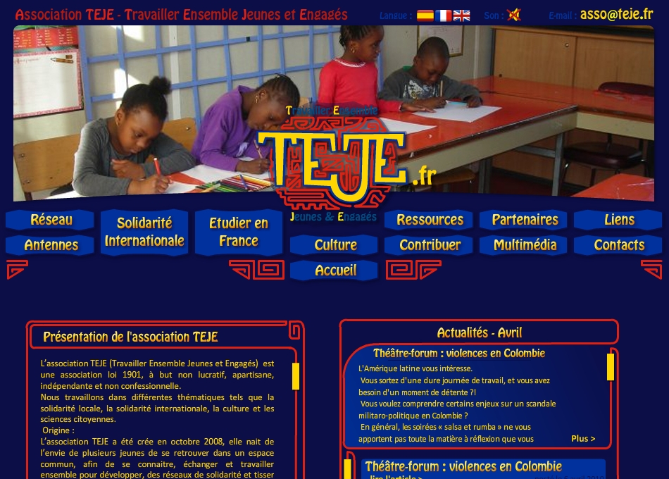 Site web TEJE
